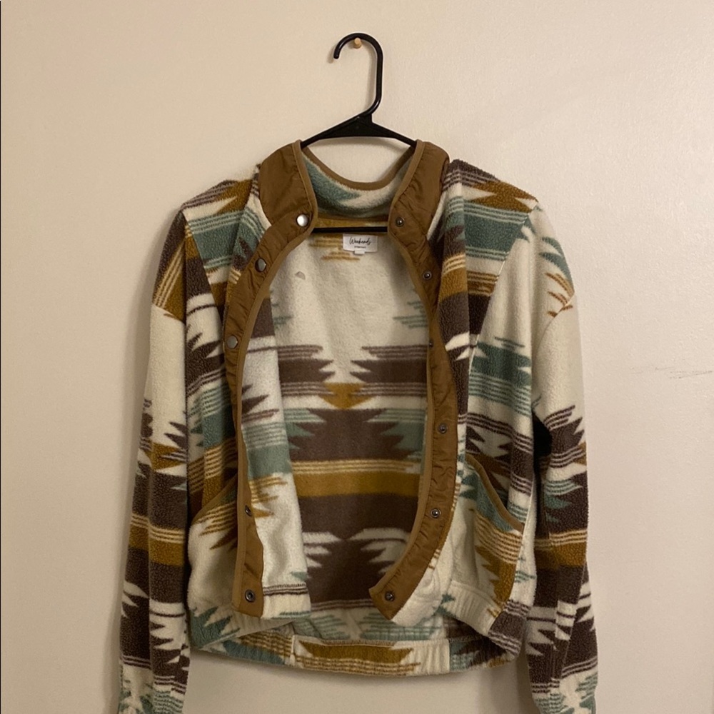 Southwestern Patterned Jacket - Picture 3 of 3